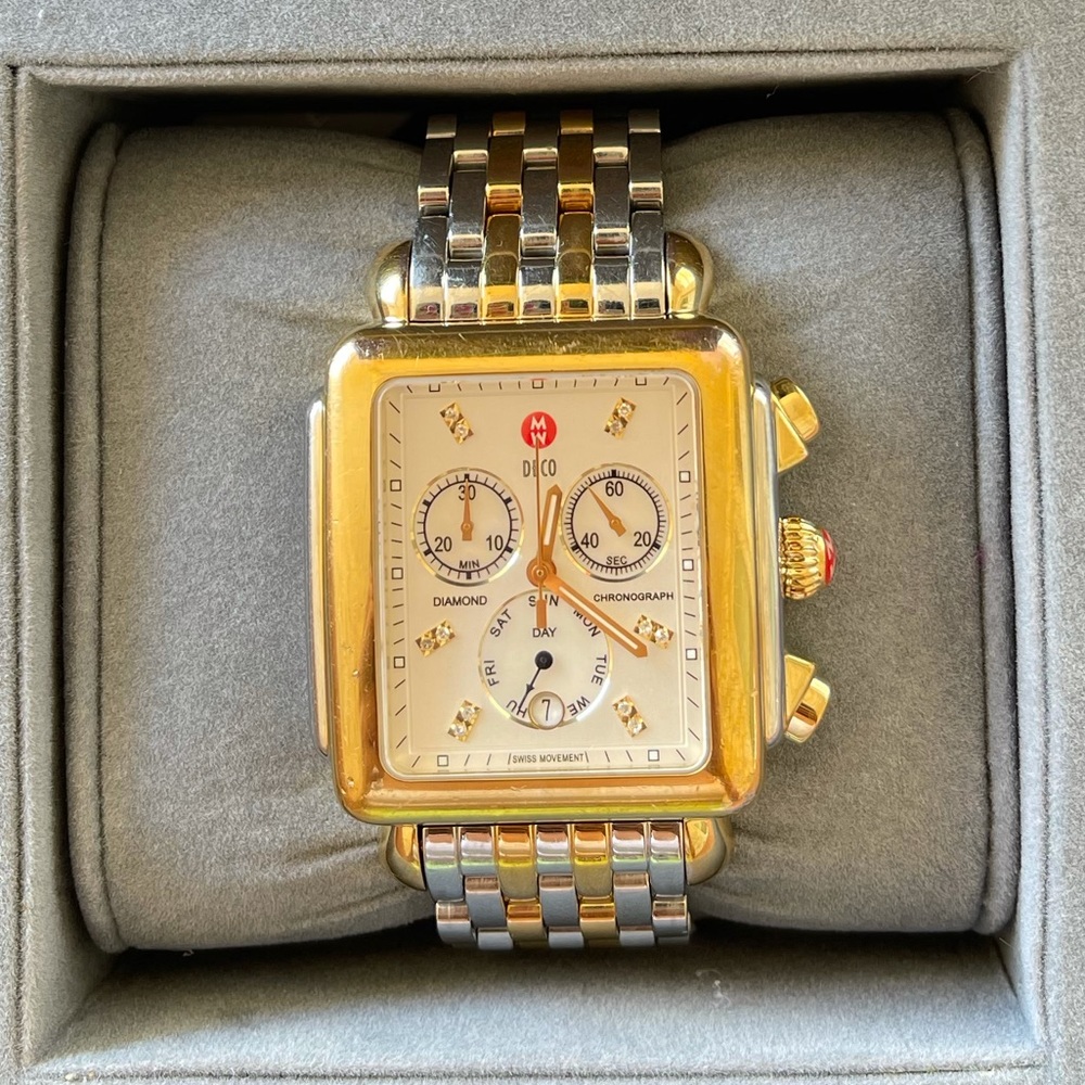 Michele Deco XL Ladies Watch